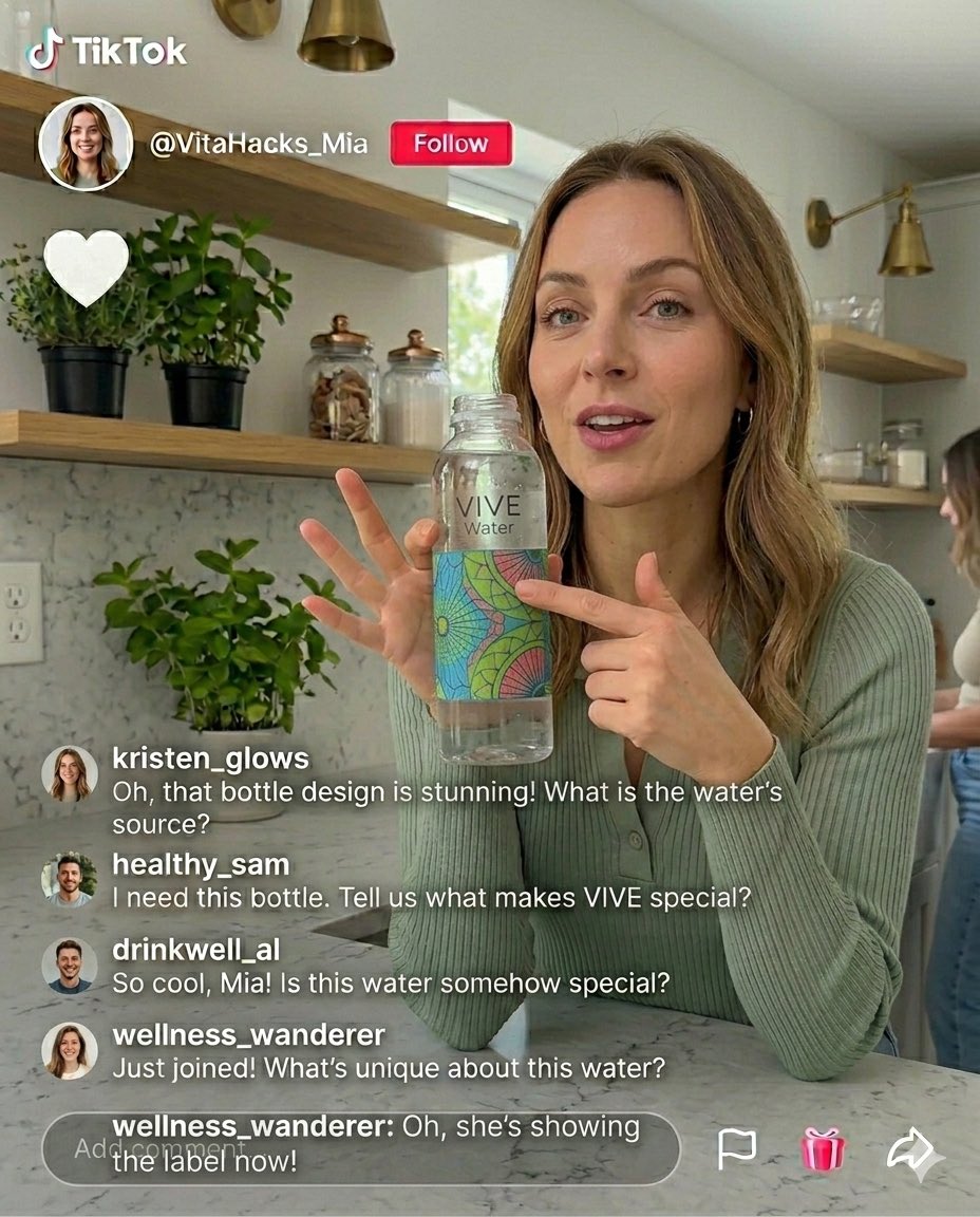 AI Prompt for Social Media Product Image with Creator