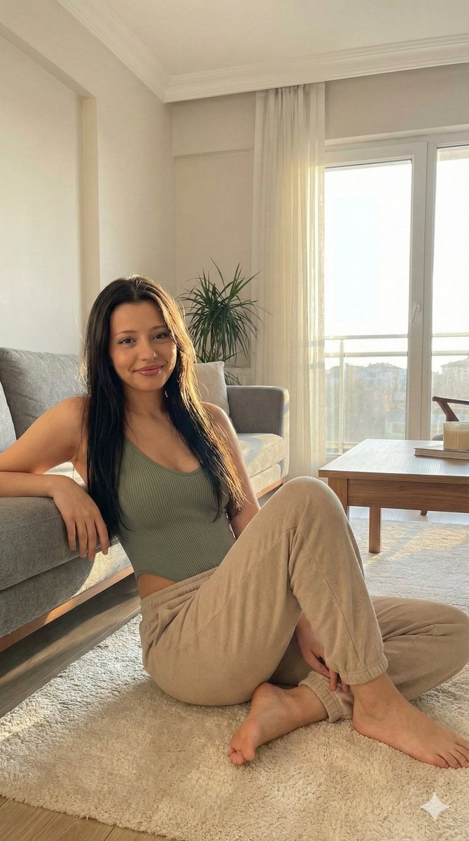 AI Prompt for Solopost Photography: Minimalist Apartment Portraits with Golden Hour Lighting
