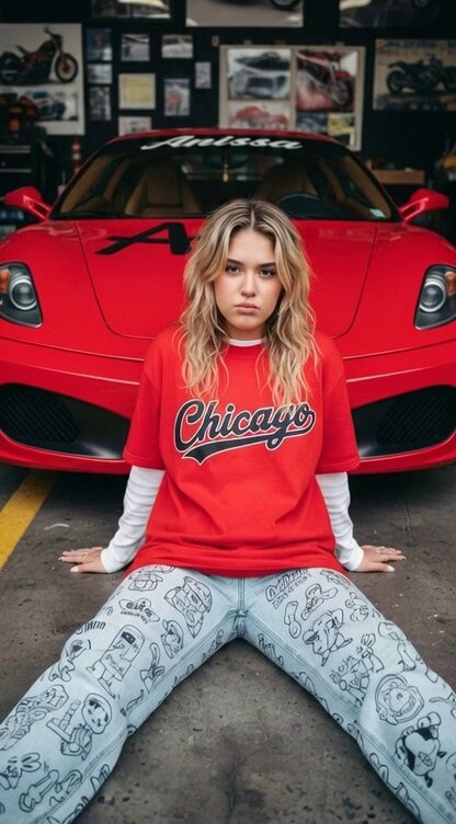 AI Prompt for Streetwear Portrait with Cluttered Garage Background