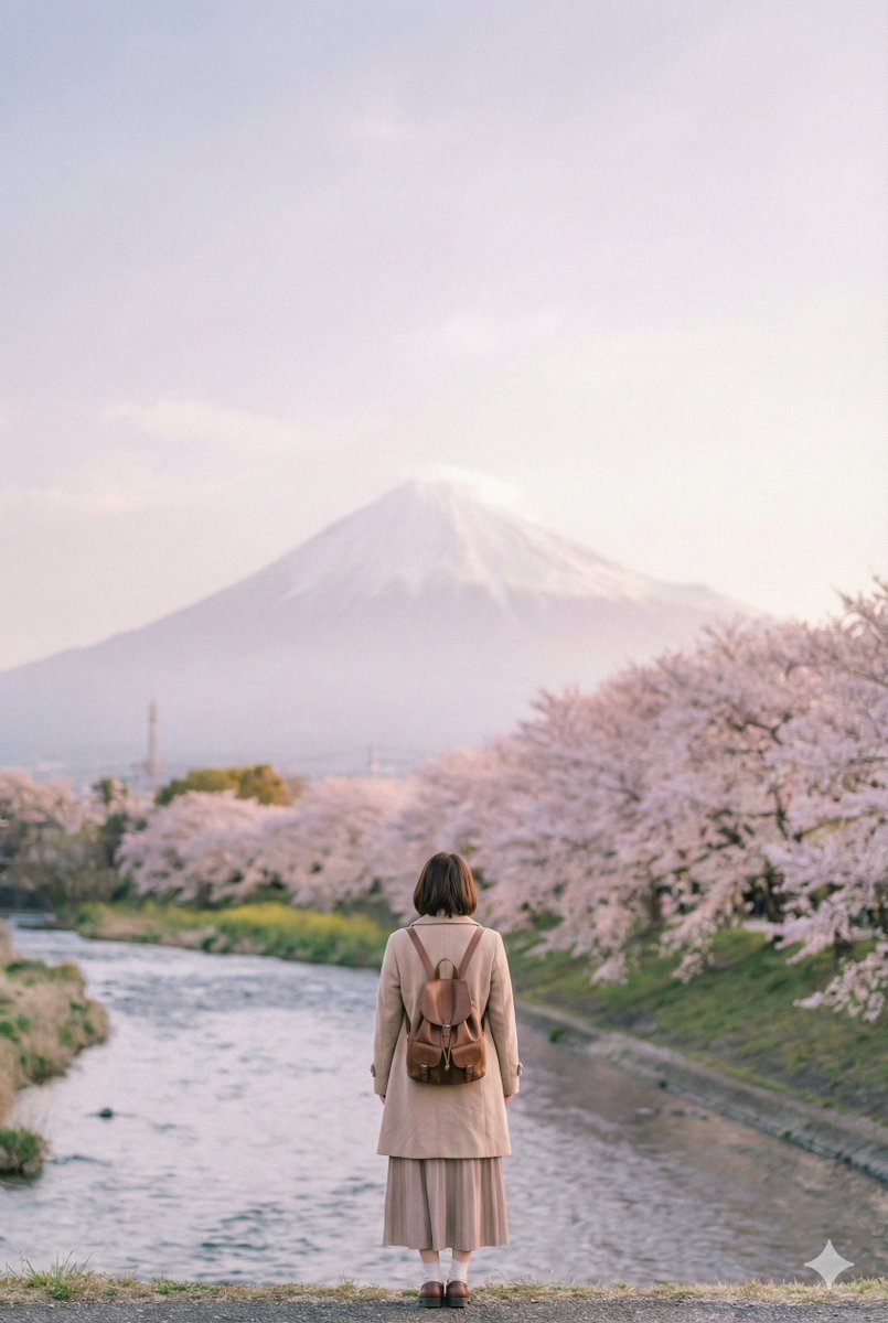 AI Prompt for Stylish Female Portrait in Japanese Landscape