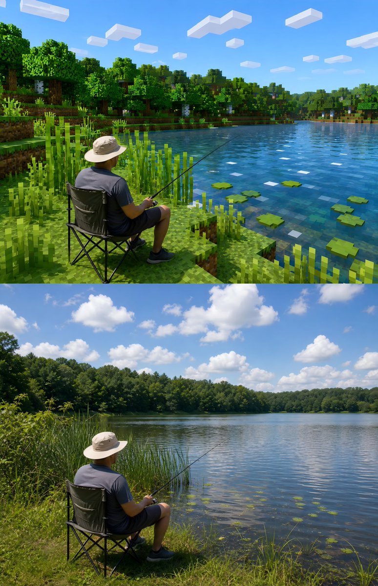 AI Prompt for Stylishized Outdoor Photos in My World Style