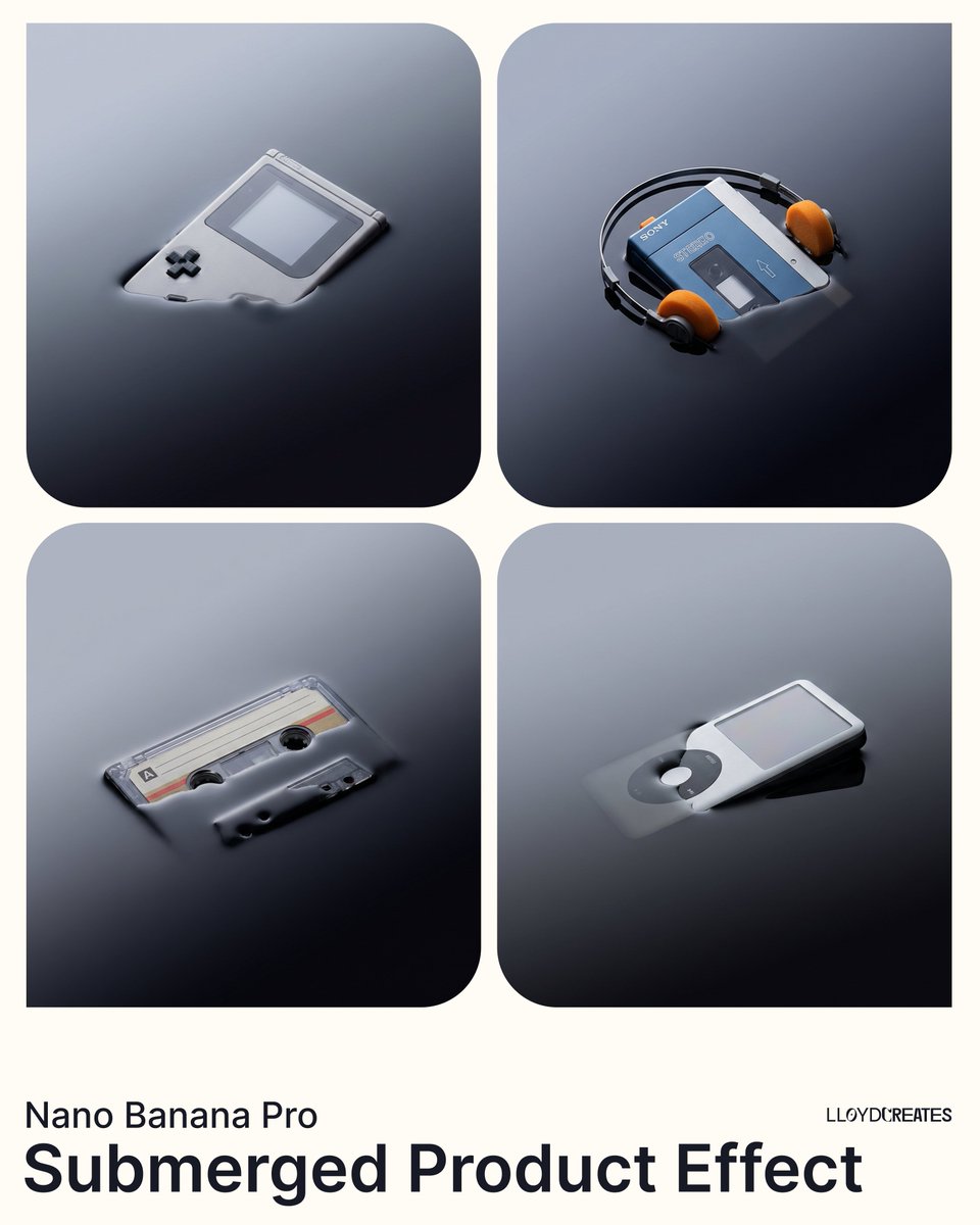 AI Prompt for Submerged Product Photography