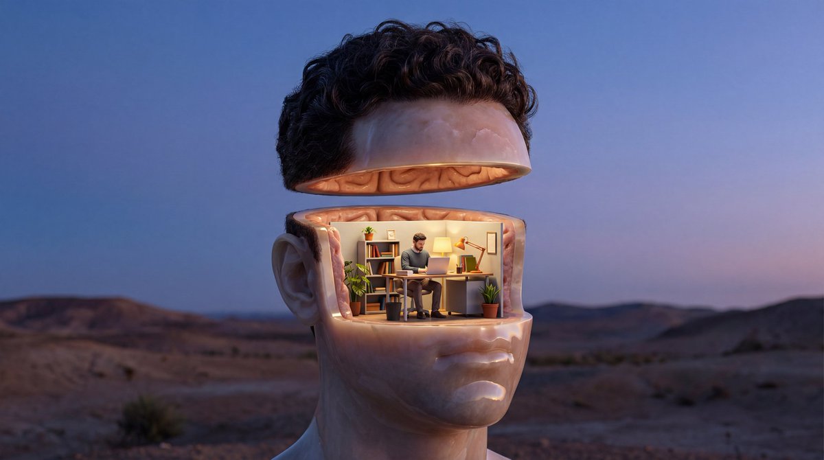 AI Prompt for Surreal, Hyper-Realistic Head Shots with Cutaway Skulls