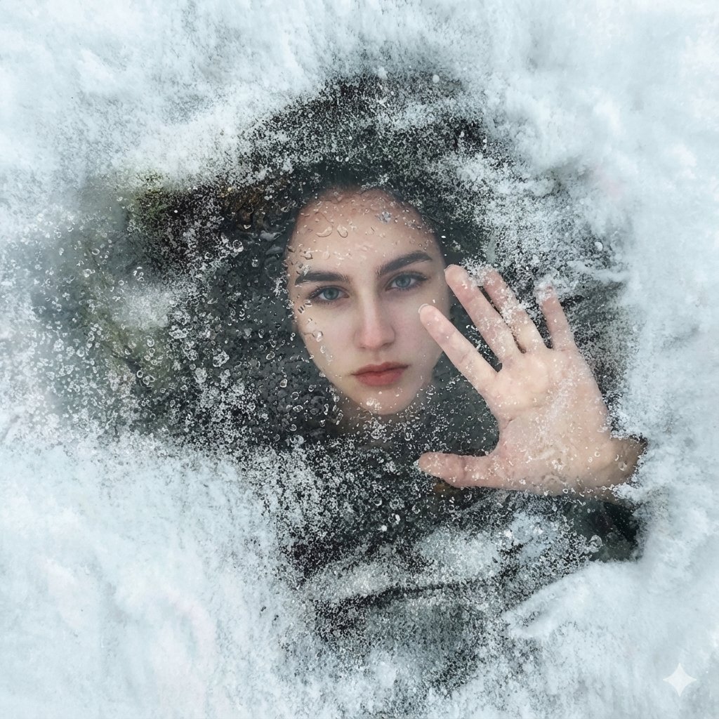 AI Prompt for Surreal Portraits of Women Under Ice