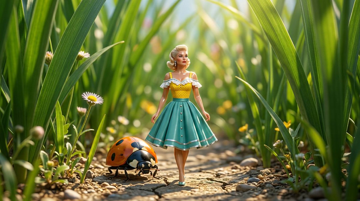 AI Prompt for Surrealistic Miniature Woman Photography