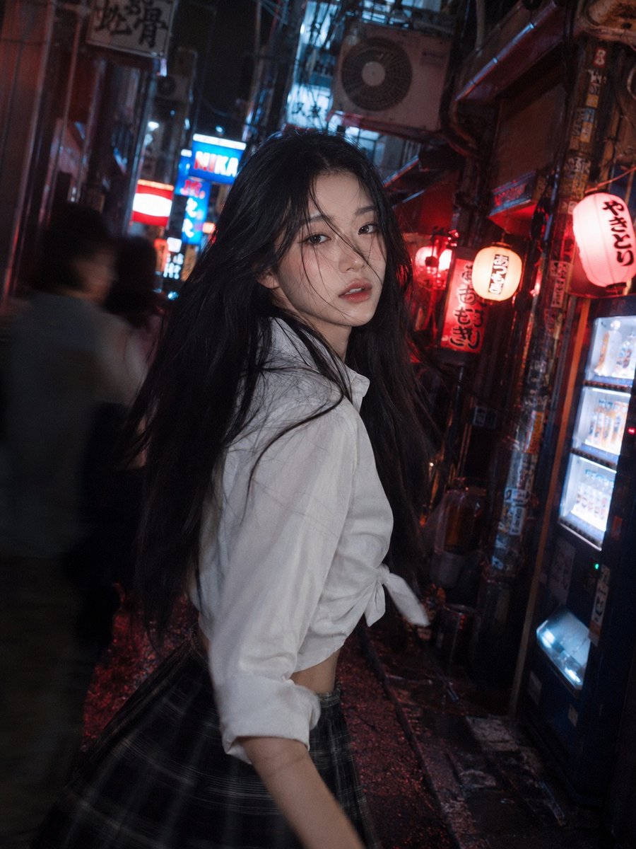 AI Prompt for Tokyo Cityscape with Neon Lights
