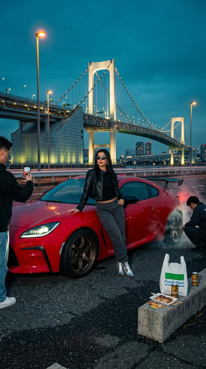 AI Prompt for Tokyo-Inspired Drift Editorial Photo Shoot
