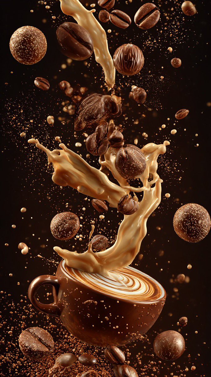 AI Prompt for Ultra-Cinematic Coffee Splash Photography