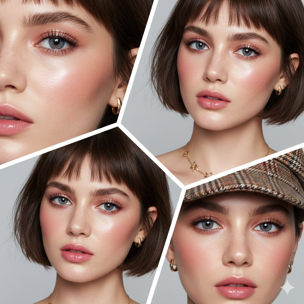 AI Prompt for Ultra High-Quality Beauty Editorial Collage