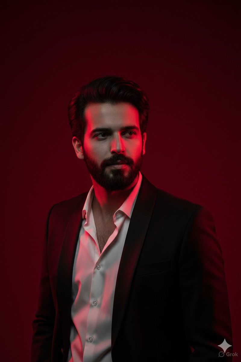AI Prompt for Ultra Realistic 8K Cinematic Portrait with Dramatic Red Lighting