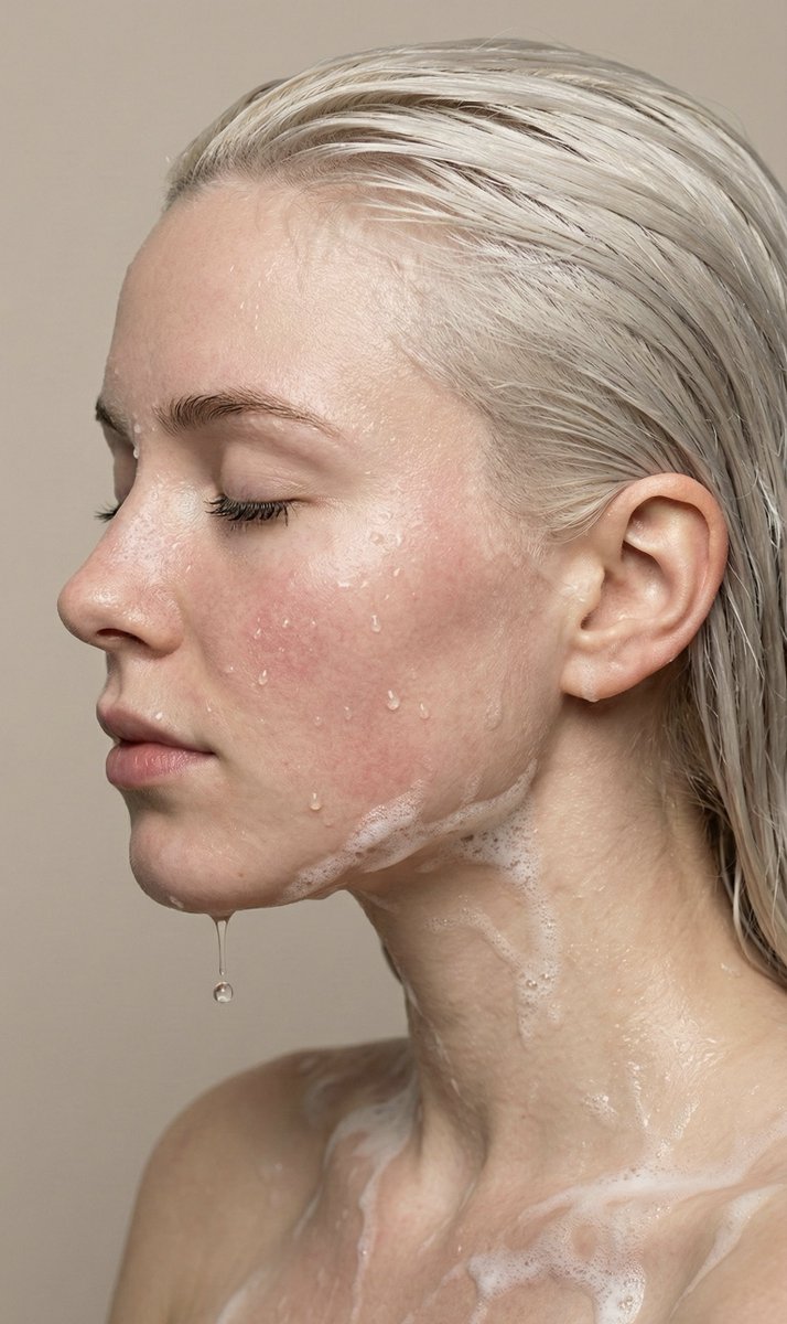 AI Prompt for Ultra-Realistic Beauty Portrait with Wet Skin Texture