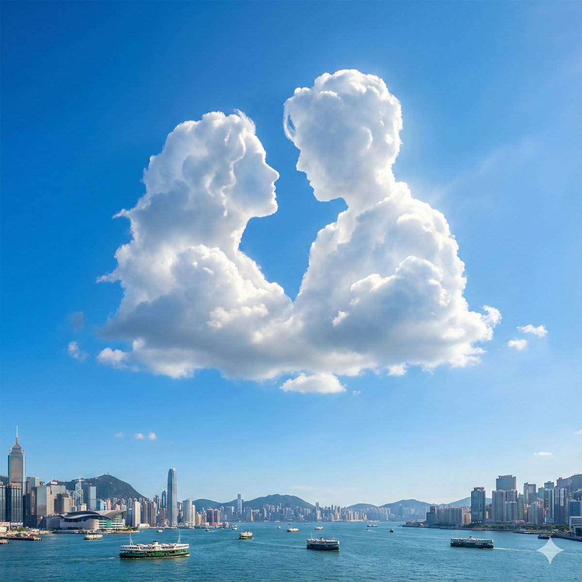 AI Prompt for Ultra-Realistic Cloud Formations with Silhouetted Subjects