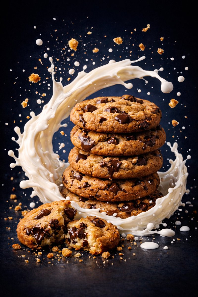 AI Prompt for Ultra-Realistic Commercial Food Photography with Biscuits
