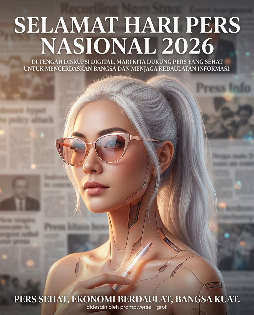 AI Prompt for Ultra-Realistic Editorial Poster with Cyberpunk Female Journalist