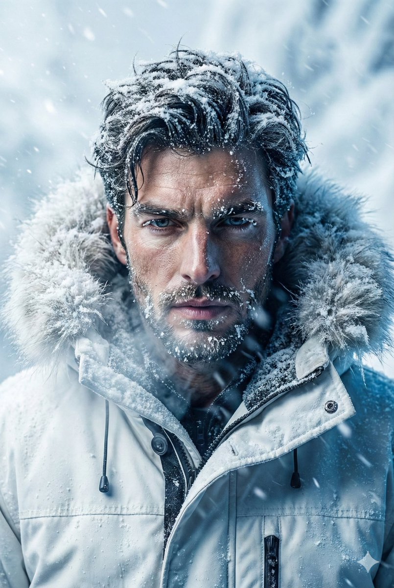 AI Prompt for Ultra-Realistic Explorer Portrait with Winter Blur Effect