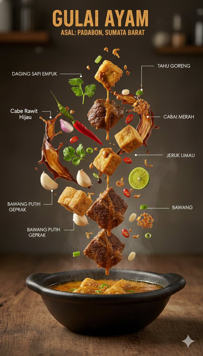AI Prompt for Ultra-Realistic Food Infographic with Moving Ingredients