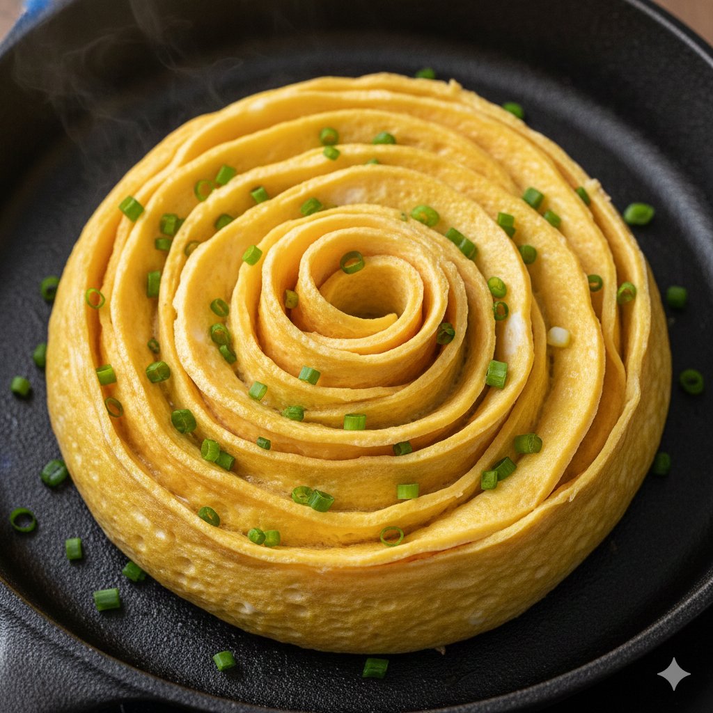 AI Prompt for Ultra-Realistic Food Photography Tamagoyaki Omelette