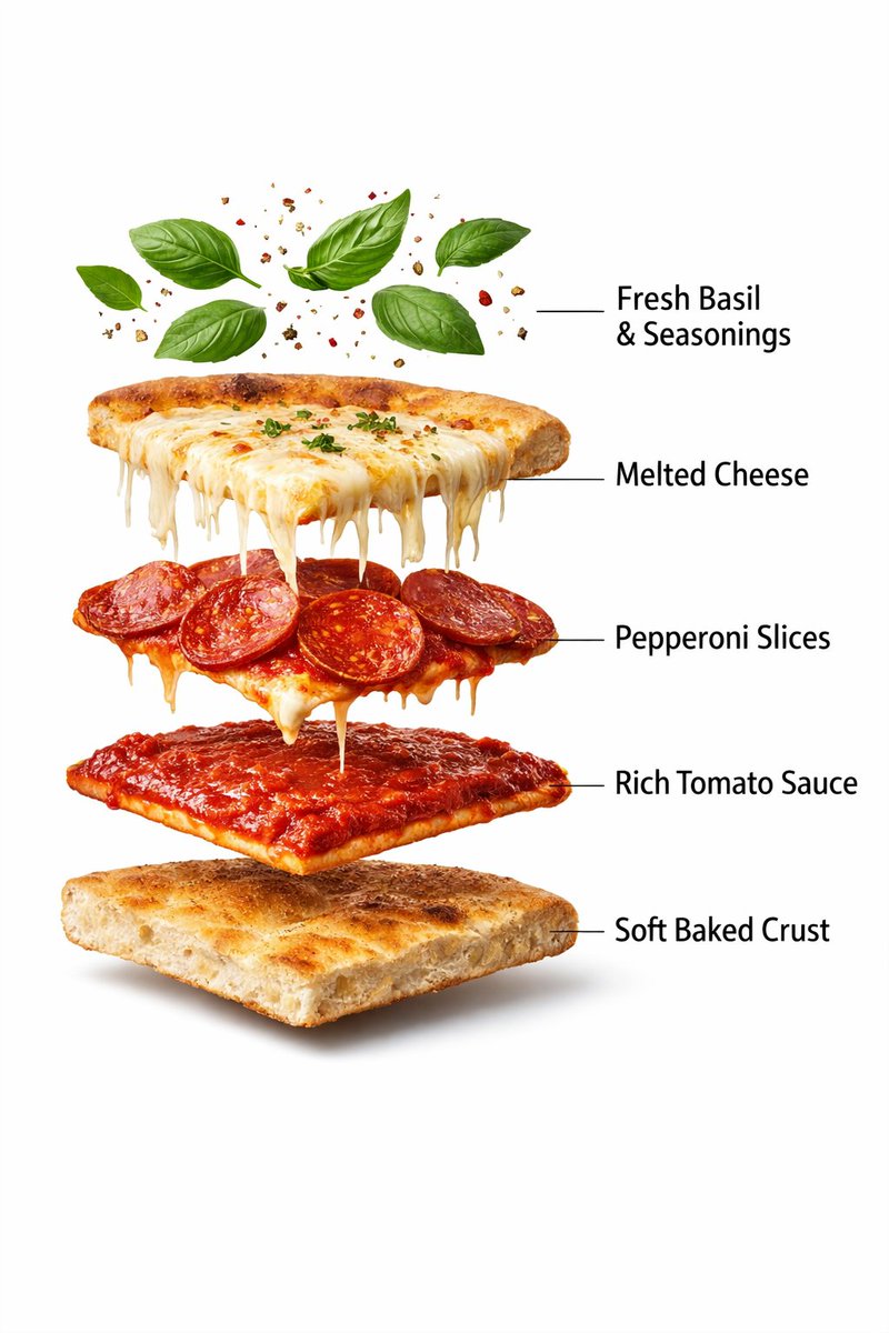 AI Prompt for Ultra-Realistic Food Photography with Exploded Infographic and Motion Design