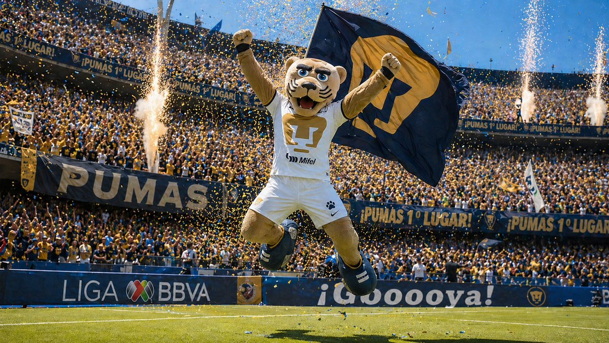 AI Prompt for Ultra-Realistic Football Stadium Scene with Puma Mascot