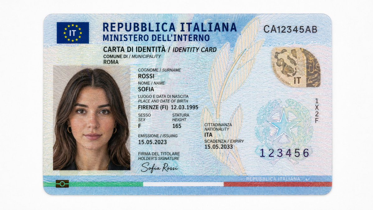 AI Prompt for Ultra-Realistic Government ID Card Mockups