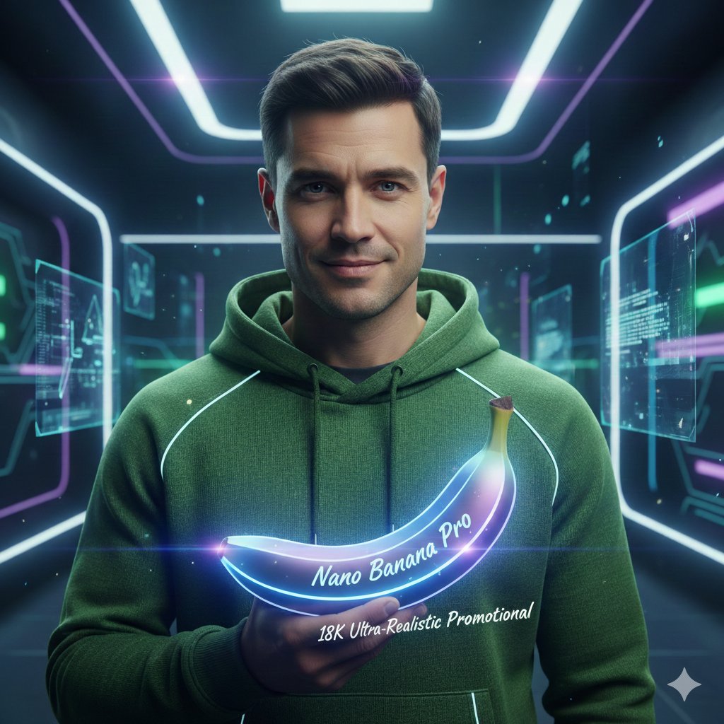 AI Prompt for Ultra-Realistic Green Hoodie Portrait