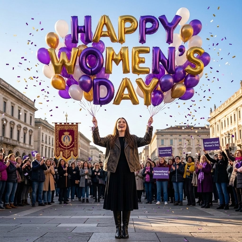 AI Prompt for Ultra-Realistic Happy Women's Day Cinematic Scene