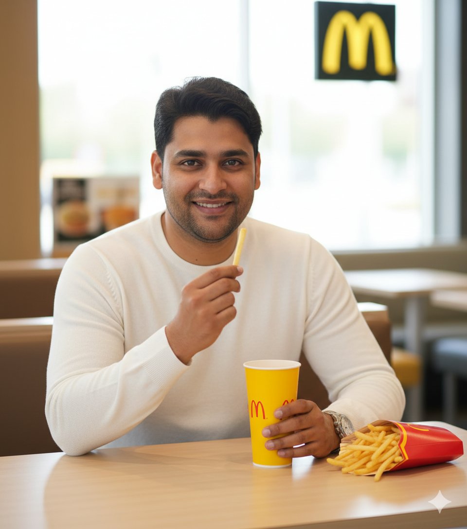 AI Prompt for Ultra-Realistic McDonald's Lifestyle Portraits