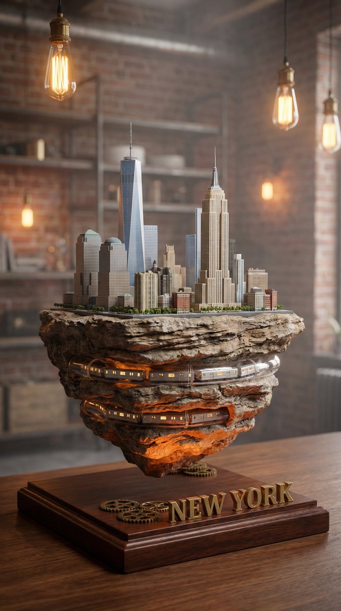 AI Prompt for Ultra-Realistic Miniature City Generation