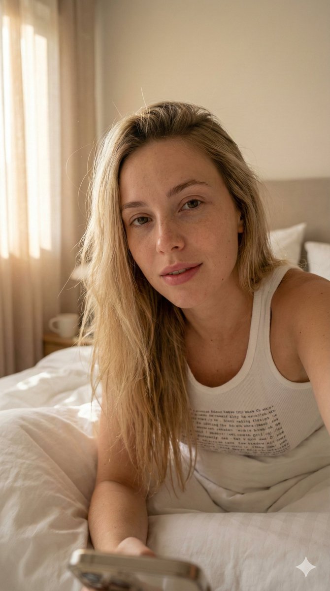 AI Prompt for Ultra-Realistic Morning Selfie Portrait with Soft Lighting