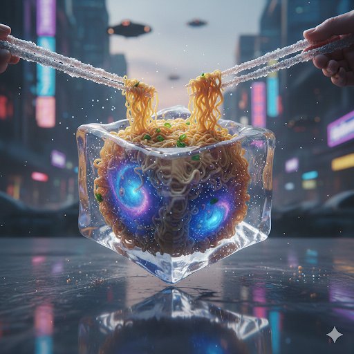 AI Prompt for Ultra-Realistic Noodle Food Action Shots with Steam Effect