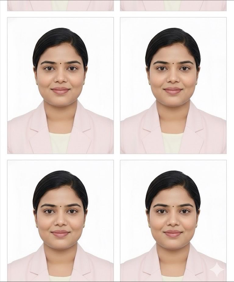 AI Prompt for Ultra-Realistic Passport Photo Grids - Instant Custom ID Photos