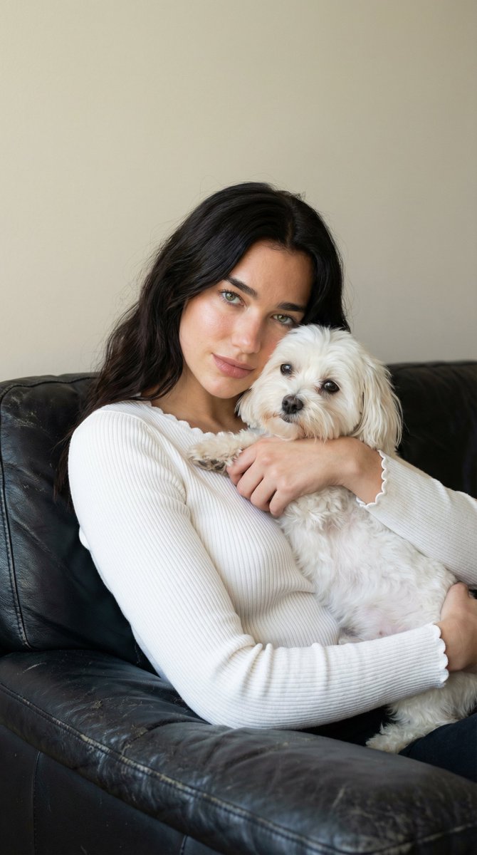 AI Prompt for Ultra-Realistic Portrait of a Woman with Dog