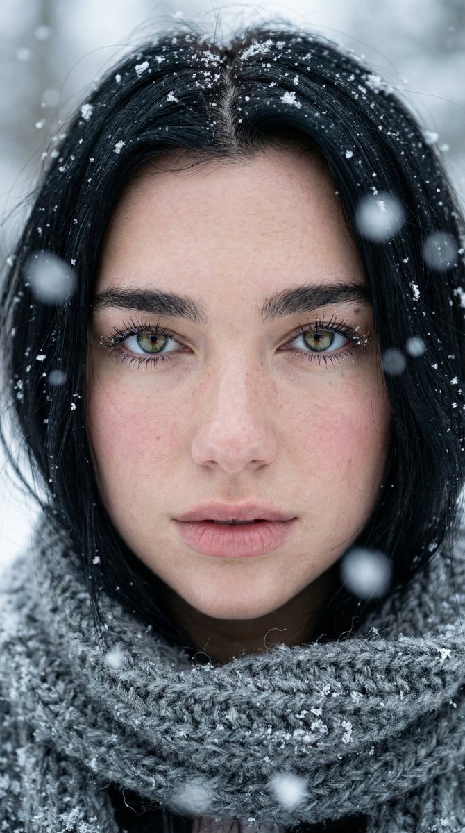 AI Prompt for Ultra-Realistic Winter Portrait Macro Photography