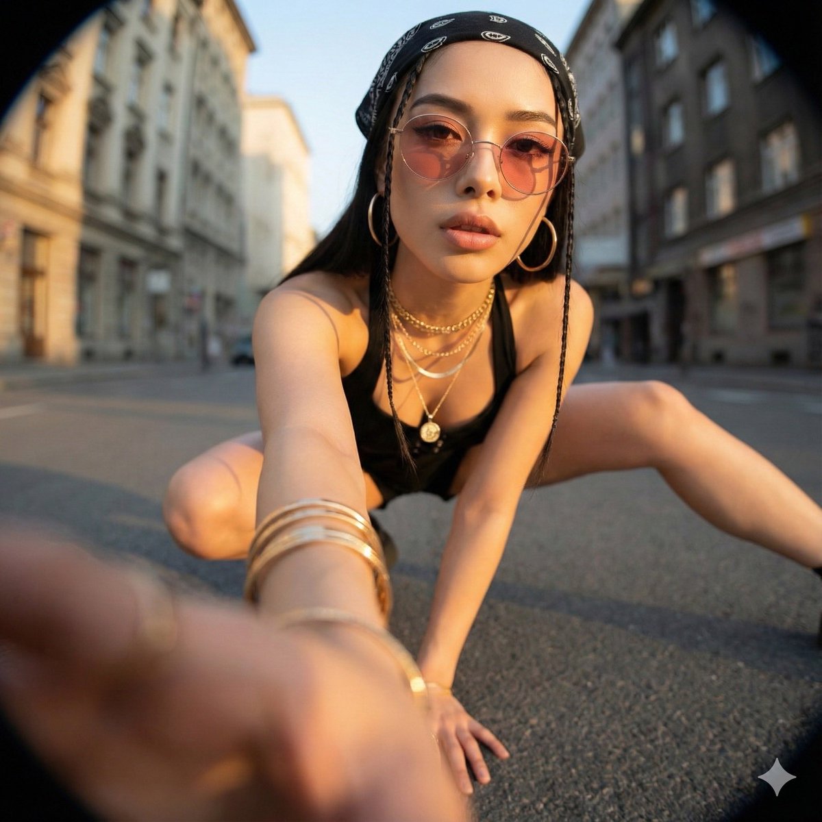 AI Prompt for Ultra-Wide Angle Dynamic Pose Photography Editing