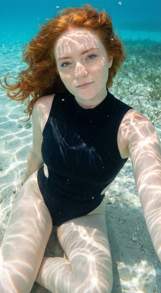 AI Prompt for Underwater Portrait Photography in Water Scene