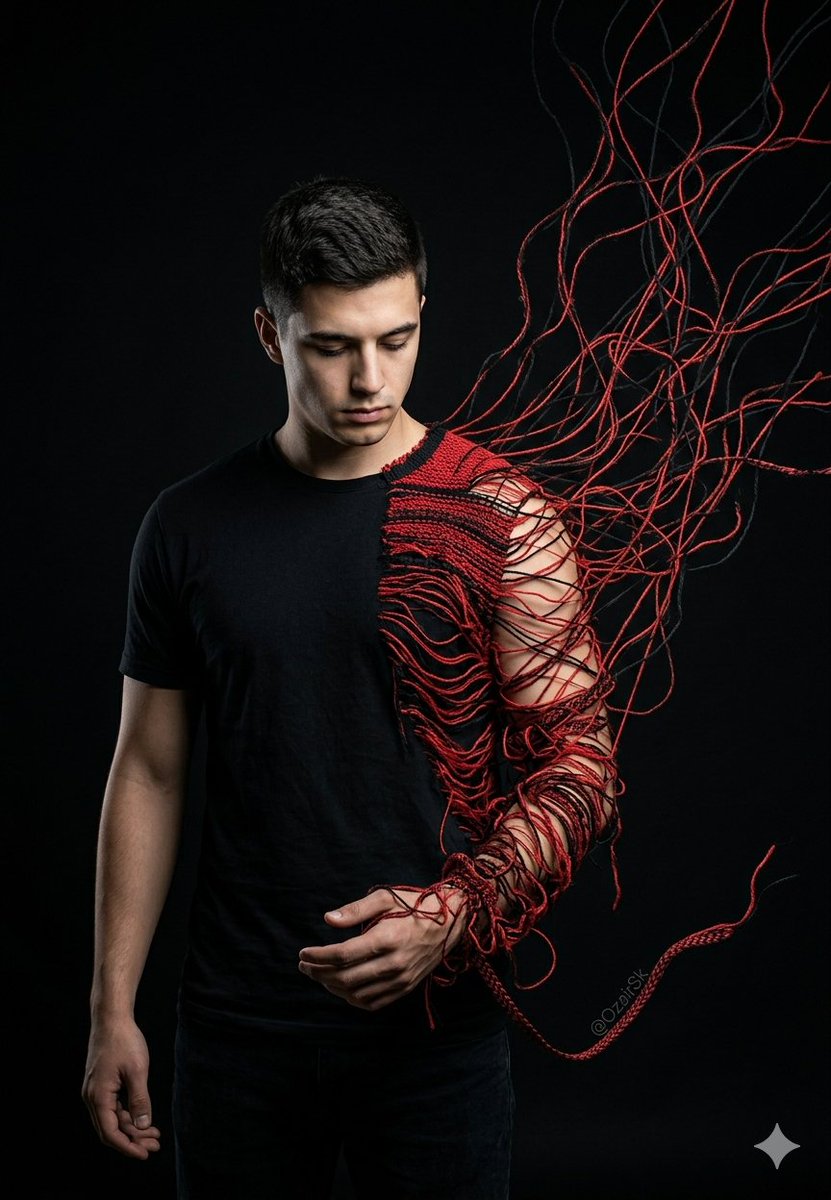 AI Prompt for Unrealistic Human Figures with Dissolving Limbs