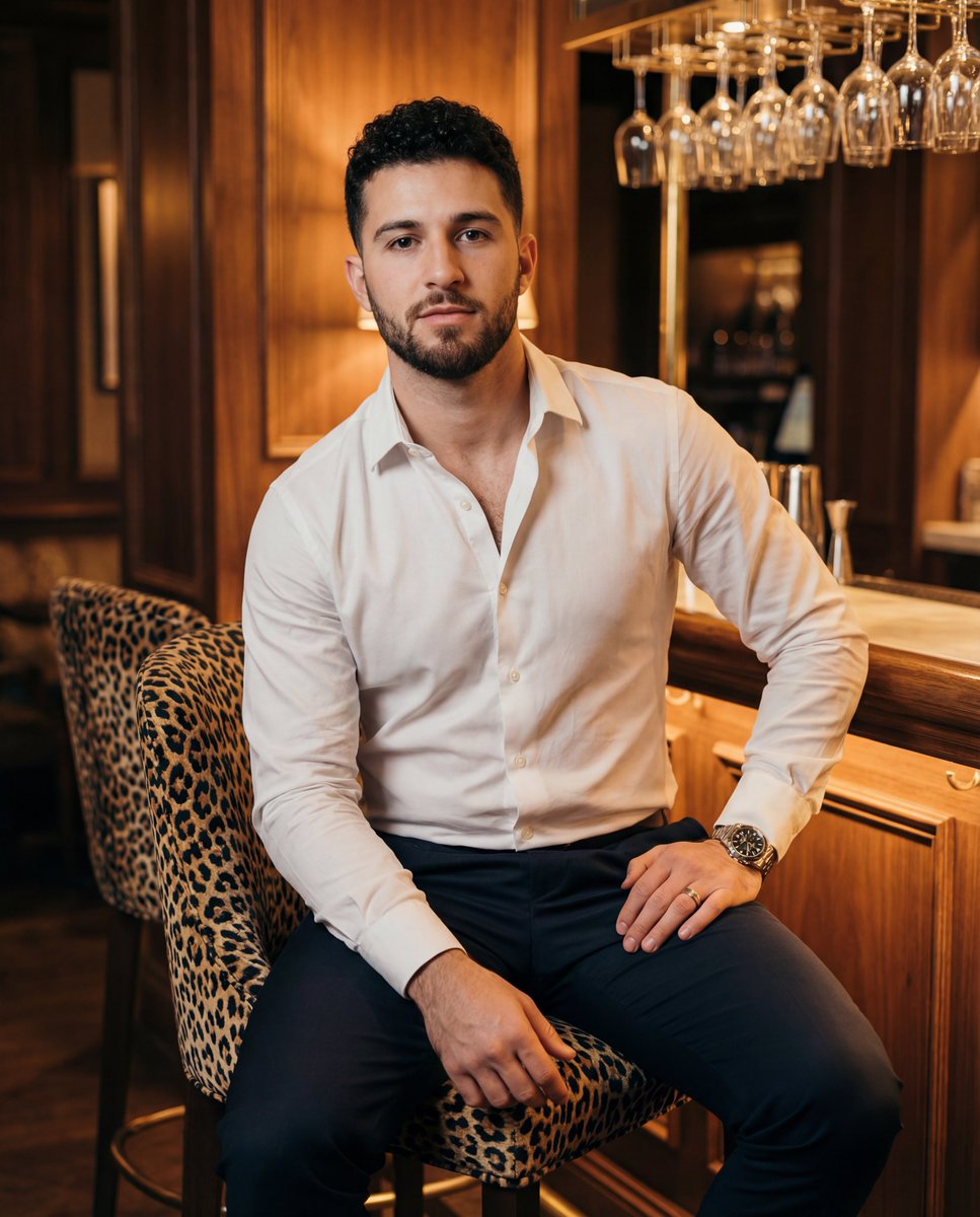 AI Prompt for Upscale Bar Scene Portrait Photography