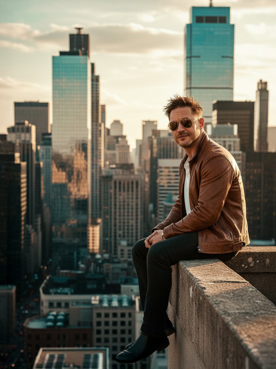 AI Prompt for Urban Portrait Photography at Golden Hour