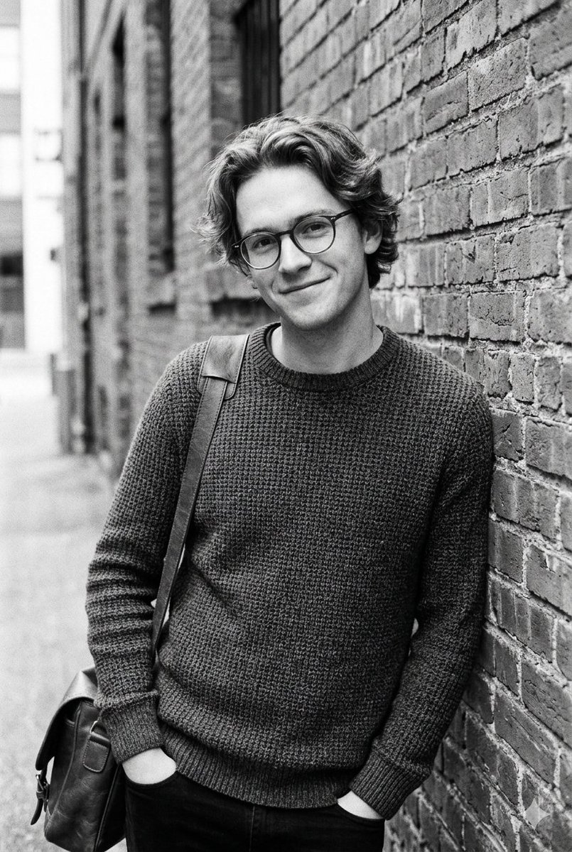 AI Prompt for Urban Retro Male Portrait
