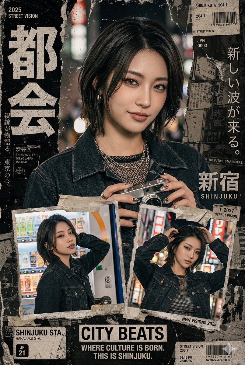 AI Prompt for Urban Streetwear Magazine Cover Design