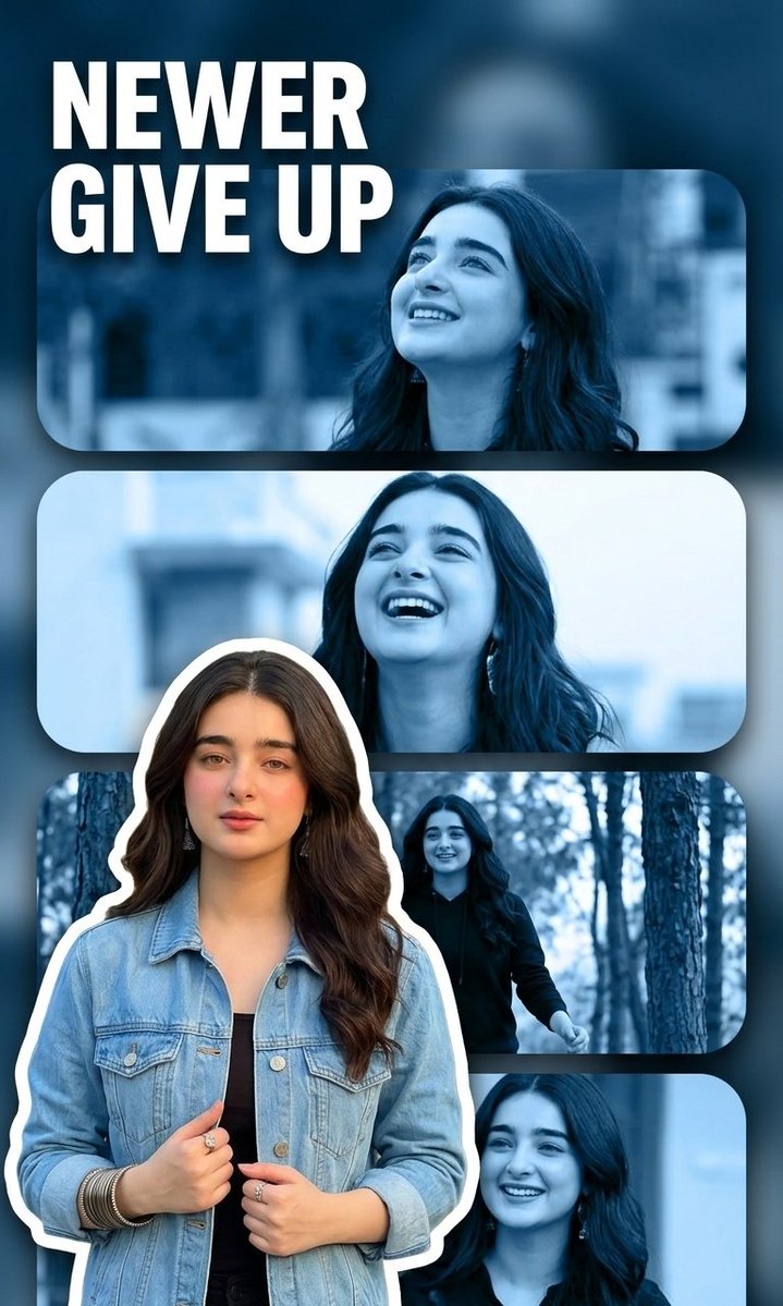 AI Prompt for Vertical Poster Collage with Influencer Style Outlines