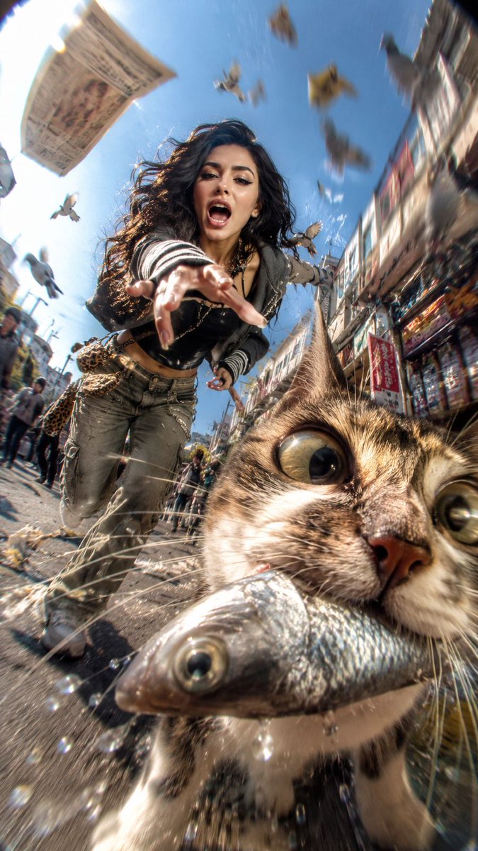 AI Prompt for Vintage Japanese Digicam Photos with Fisheye Distortion