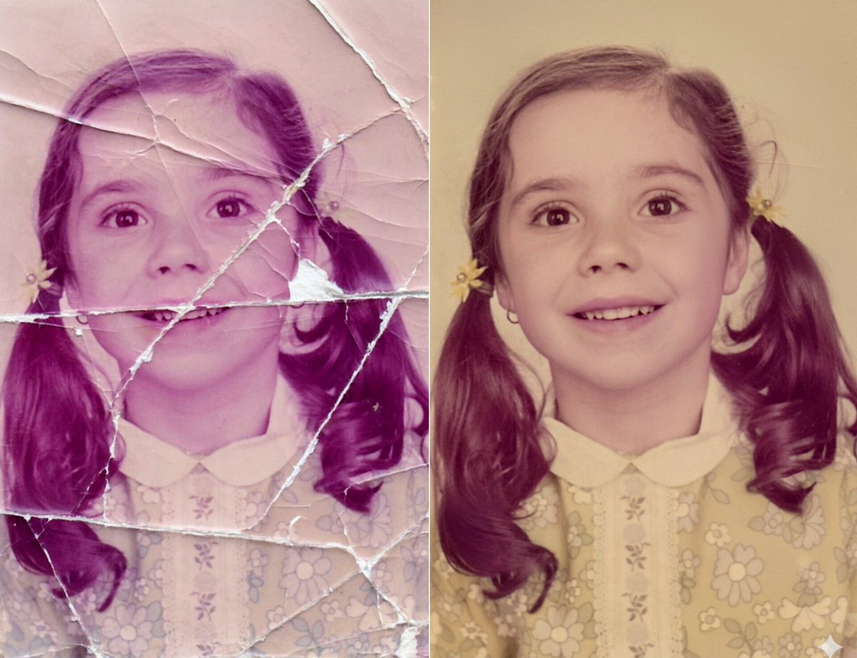 AI Prompt for Vintage Photo Restoration: Fix Cracks, Faded Colors, and More