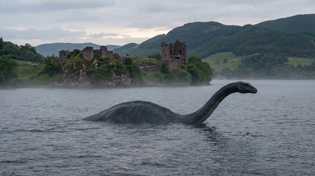 AI Prompt: Generate Photorealistic Loch Ness Monster Images