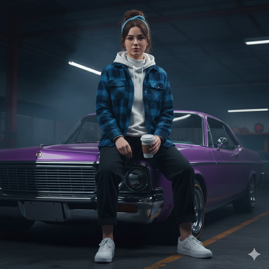 AI Prompt: Hyper-Realistic Lowrider Fashion Portrait - Strict Identity Lock