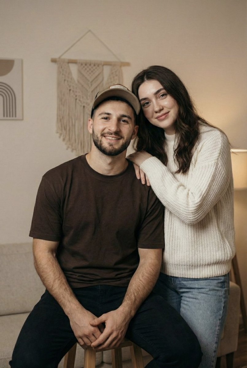 AI Prompt: Realistic Couple Portrait with Identity Locking for Social Media