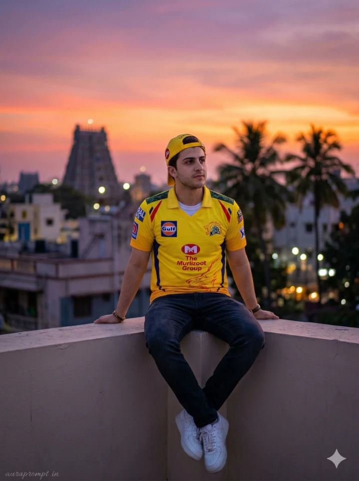 Chennai Young Indian Boy Step 8K Realistic