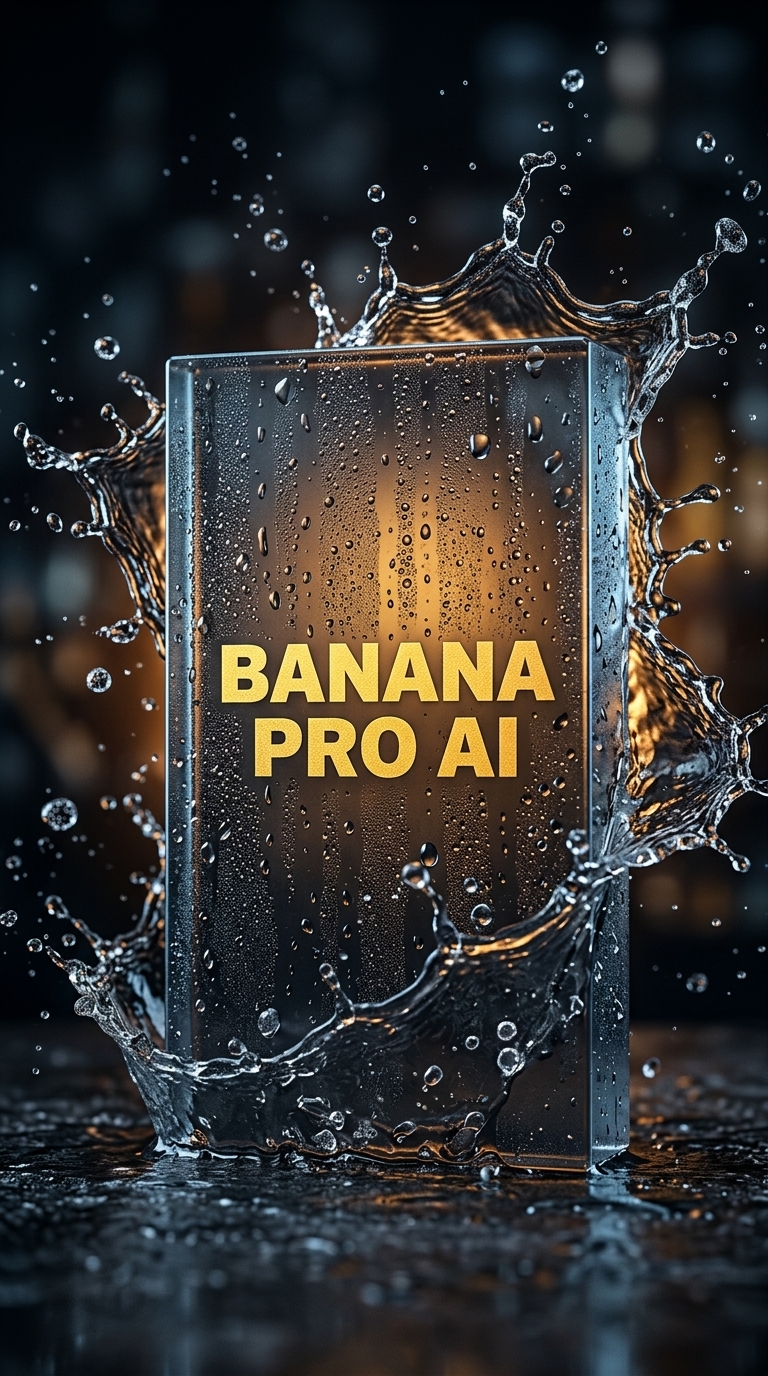 Cinematic Condensation Product Photography AI