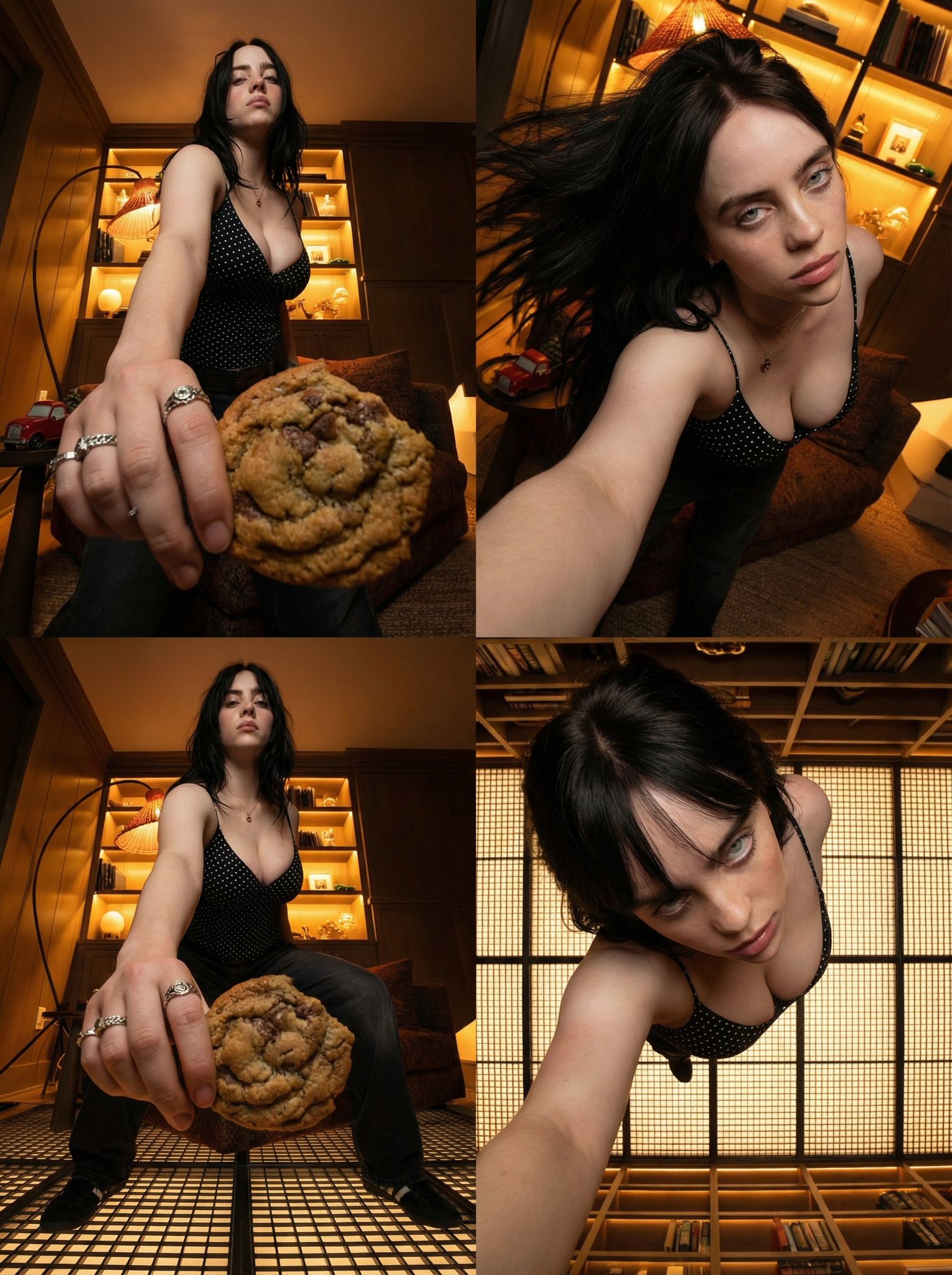 Cinematic Grid Masterpiece with Diverse Angles