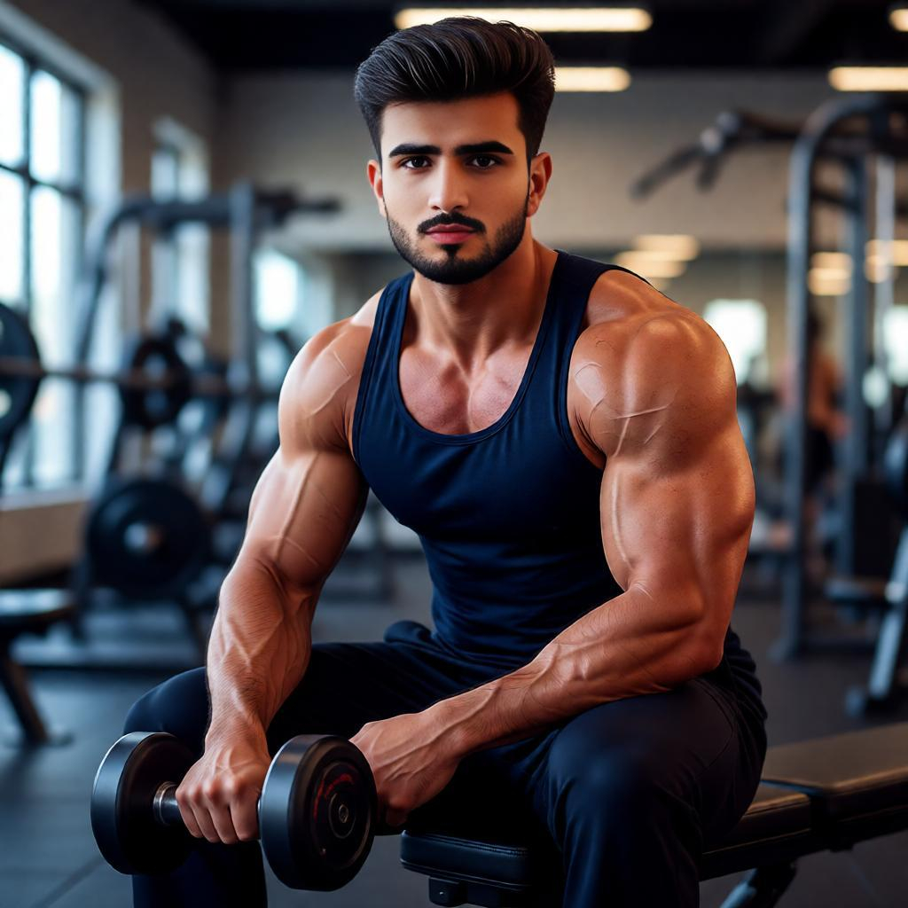 Close-Up Gym Portraits: Arms, Hands & Side Lighting